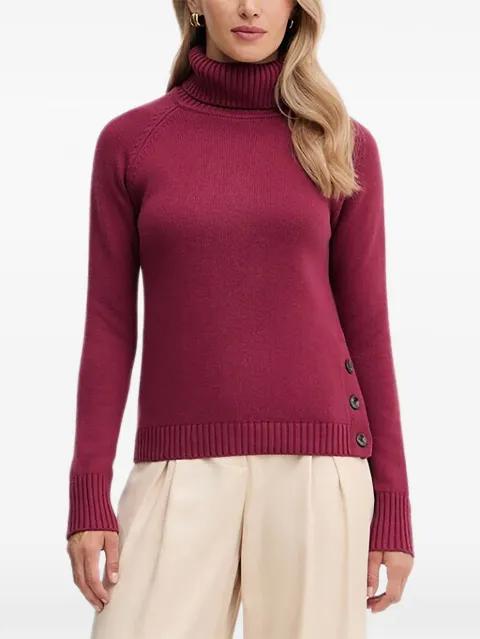 button roll neck sweater by SILVIAN HEACH