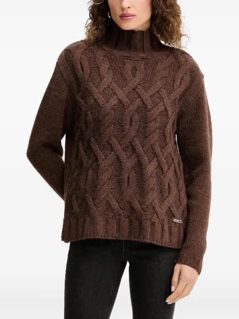cable-knit roll neck sweater by SILVIAN HEACH