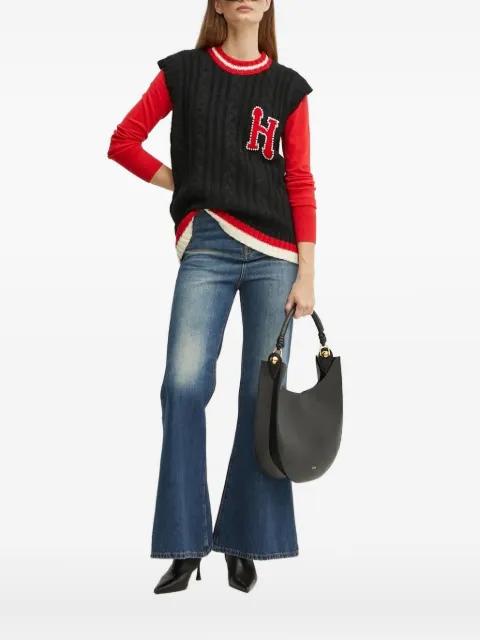 cable-knit sweater vest by SILVIAN HEACH