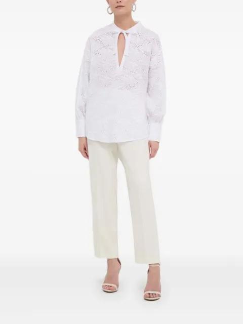 cut-out details blouse by SILVIAN HEACH