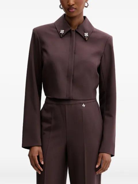 embellished-collar jacket by SILVIAN HEACH