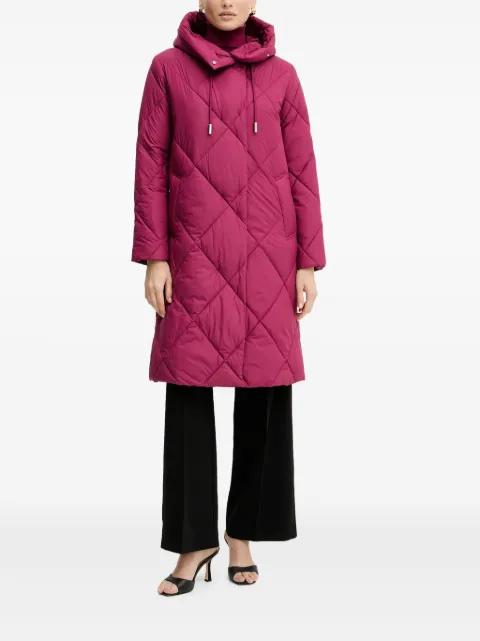 hoodied quilted coat by SILVIAN HEACH