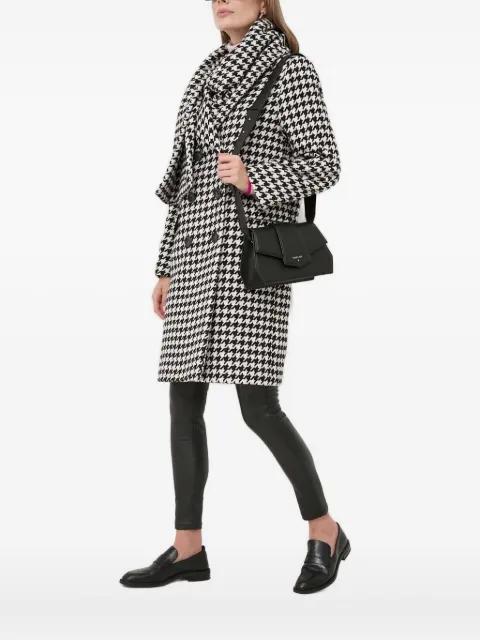 houndstooth double-breasted coat by SILVIAN HEACH