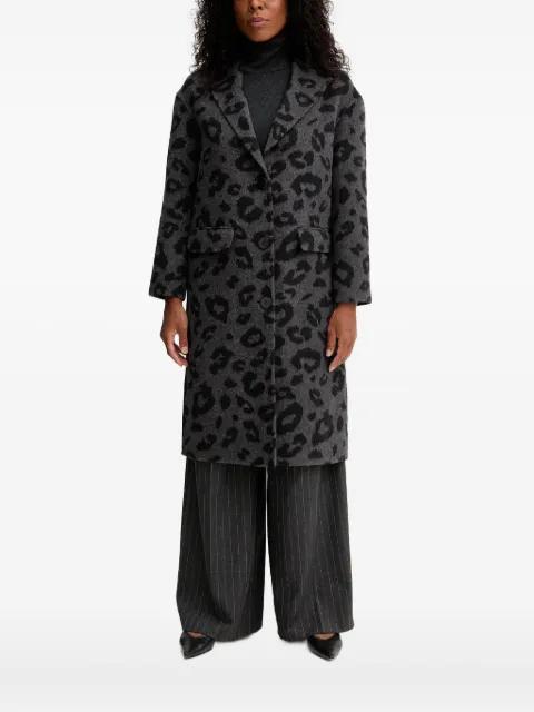 leopard-print pocket coat by SILVIAN HEACH
