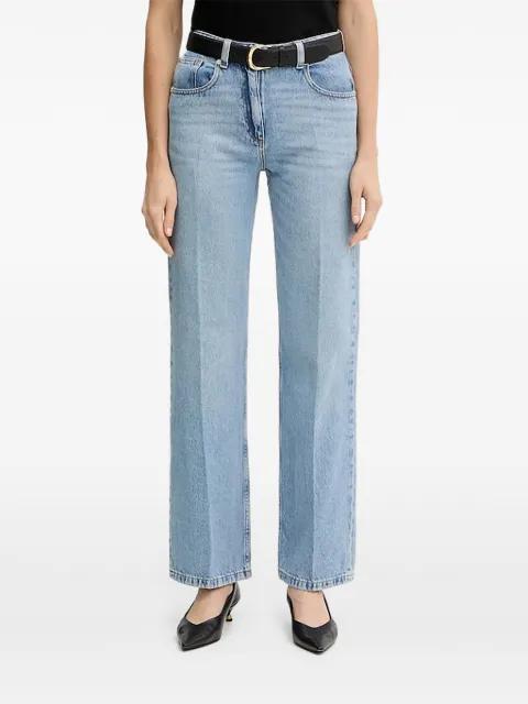 logo-embroidery jeans by SILVIAN HEACH