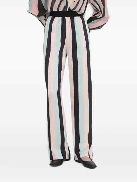 stripe elastic-waist trousers by SILVIAN HEACH