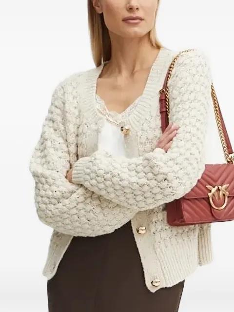 textured button-down cardigan by SILVIAN HEACH
