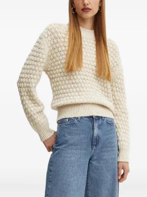 textured crew-neck sweater by SILVIAN HEACH