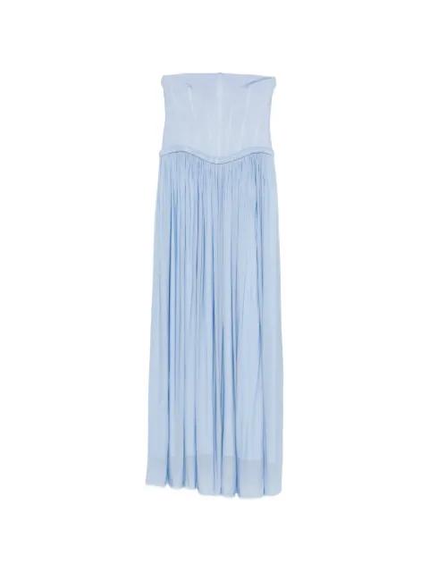 Adalys pleated maxi dress by SIMKHAI