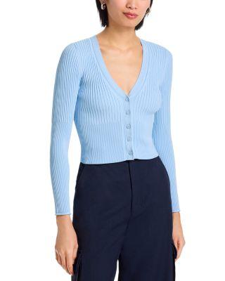 Ailany V Neck Cardigan Sweater by SIMKHAI