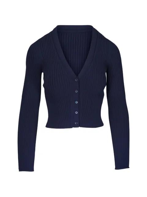 Ailany ribbed V-neck cardigan by SIMKHAI