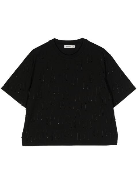 Amaru appliqué-detailing T-shirt by SIMKHAI