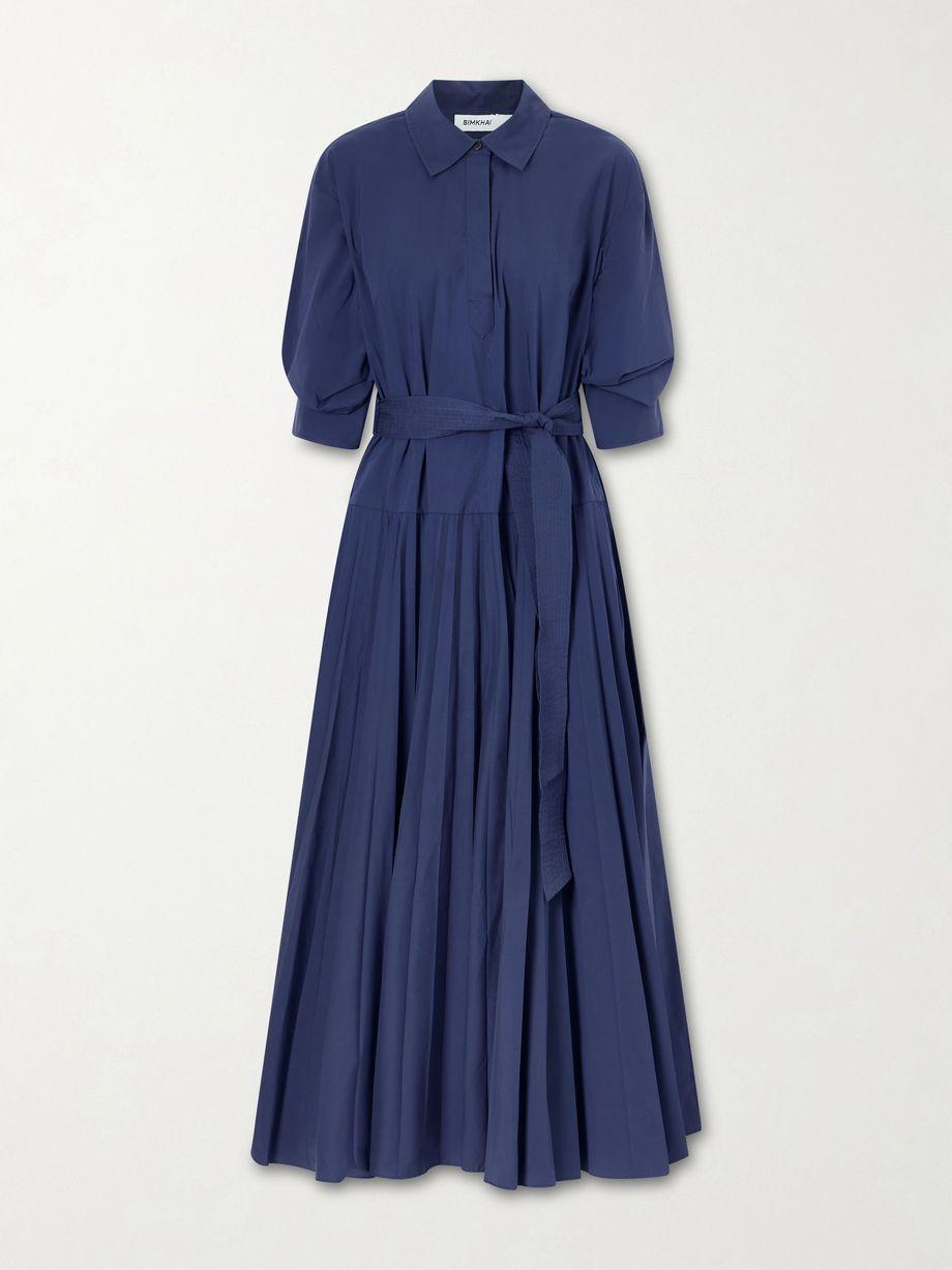 Arlo cotton belted maxi dress by SIMKHAI