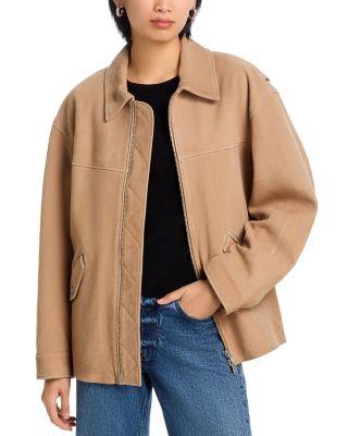 Aslan Leather Jacket by SIMKHAI