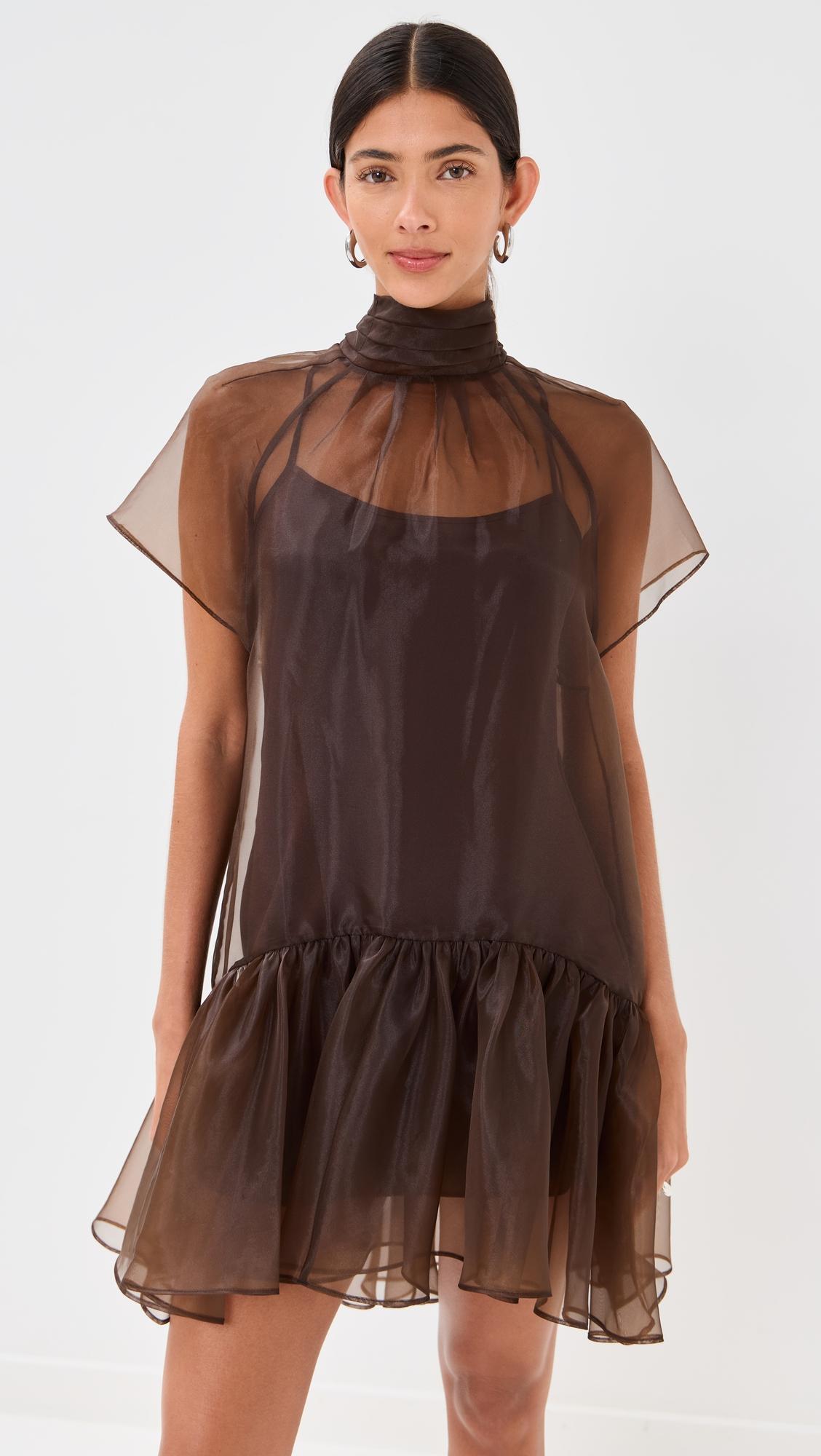 Beaux Tiered Mini Dress by SIMKHAI