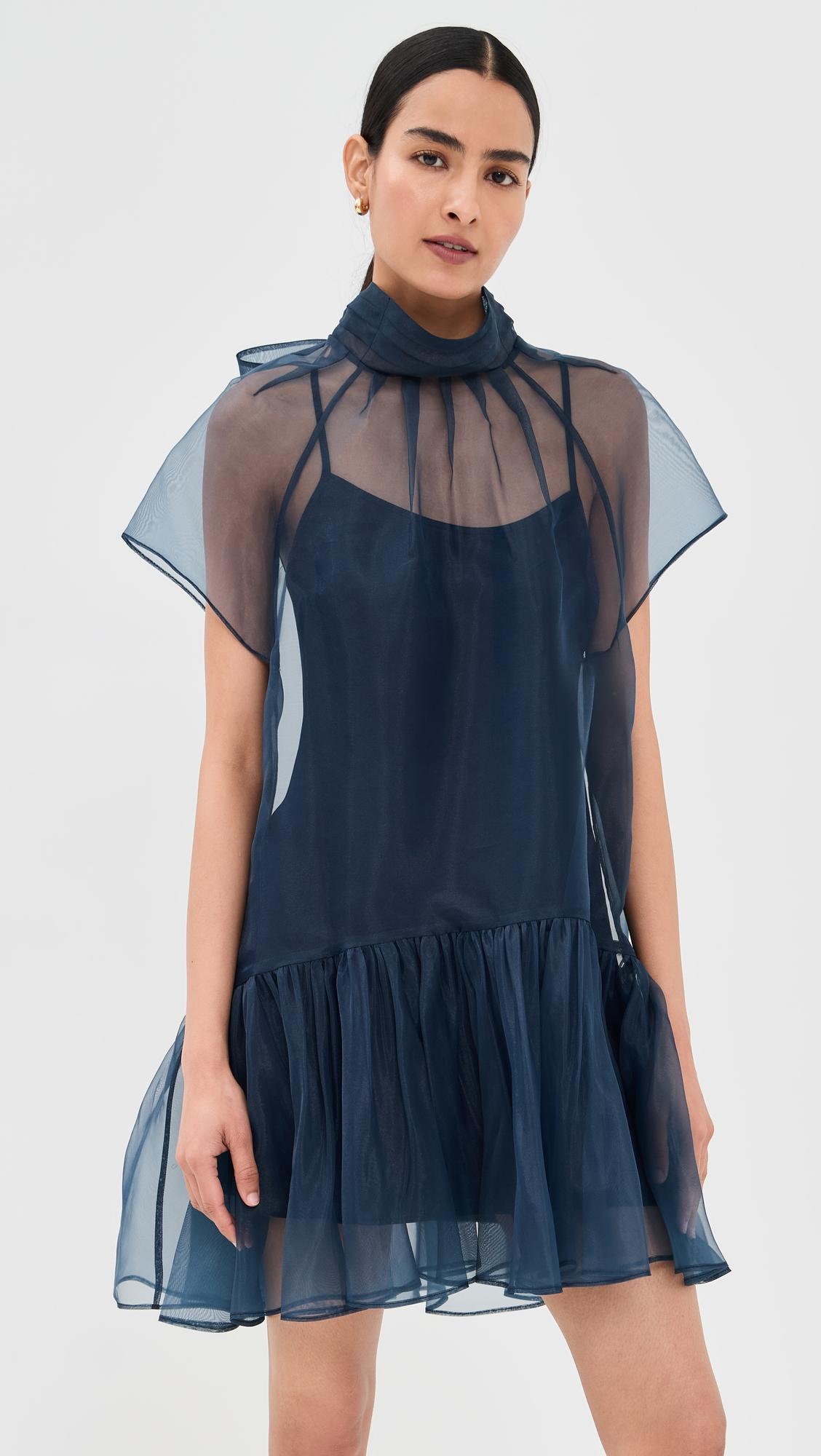 Beaux Tiered Mini Dress by SIMKHAI