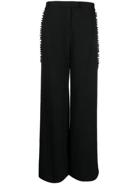 Blossom pleated wide-leg trousers by SIMKHAI