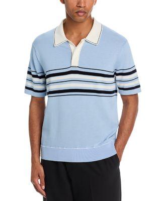 Brandon Stripe Polo Shirt by SIMKHAI