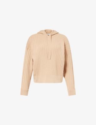 Cable-Knit Relaxed-Fit Cotton And Cashmere Hoodie by SIMKHAI