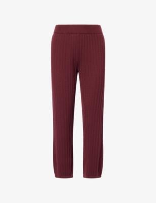 Cable-Knit Straight-Leg Cotton And Cashmere Trousers by SIMKHAI