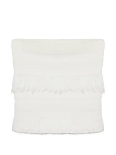 Cairo fringed tube top by SIMKHAI