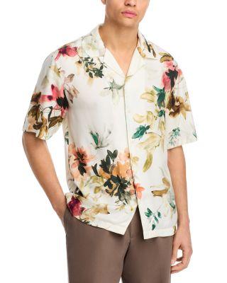 Casper Ivory Floral Shirt by SIMKHAI