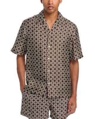 Casper Loose Fit Medallion Shirt by SIMKHAI