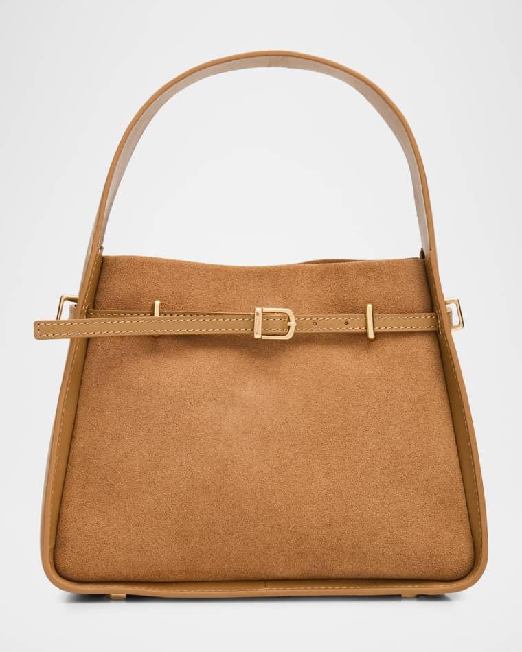 Cleo Small Suede Top-Handle Bag by SIMKHAI