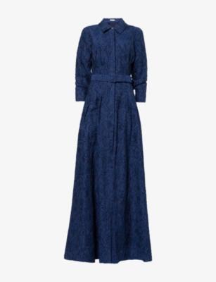 Courtney Jacquard Cotton-Blend Gown by SIMKHAI