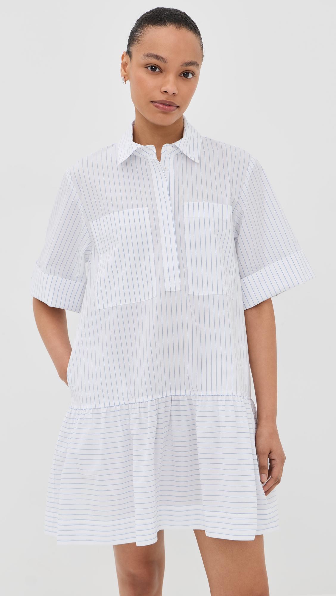 Cris Button Up Shirt Dress by SIMKHAI