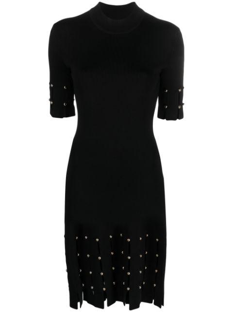 Dina mock-neck knitted dress by SIMKHAI