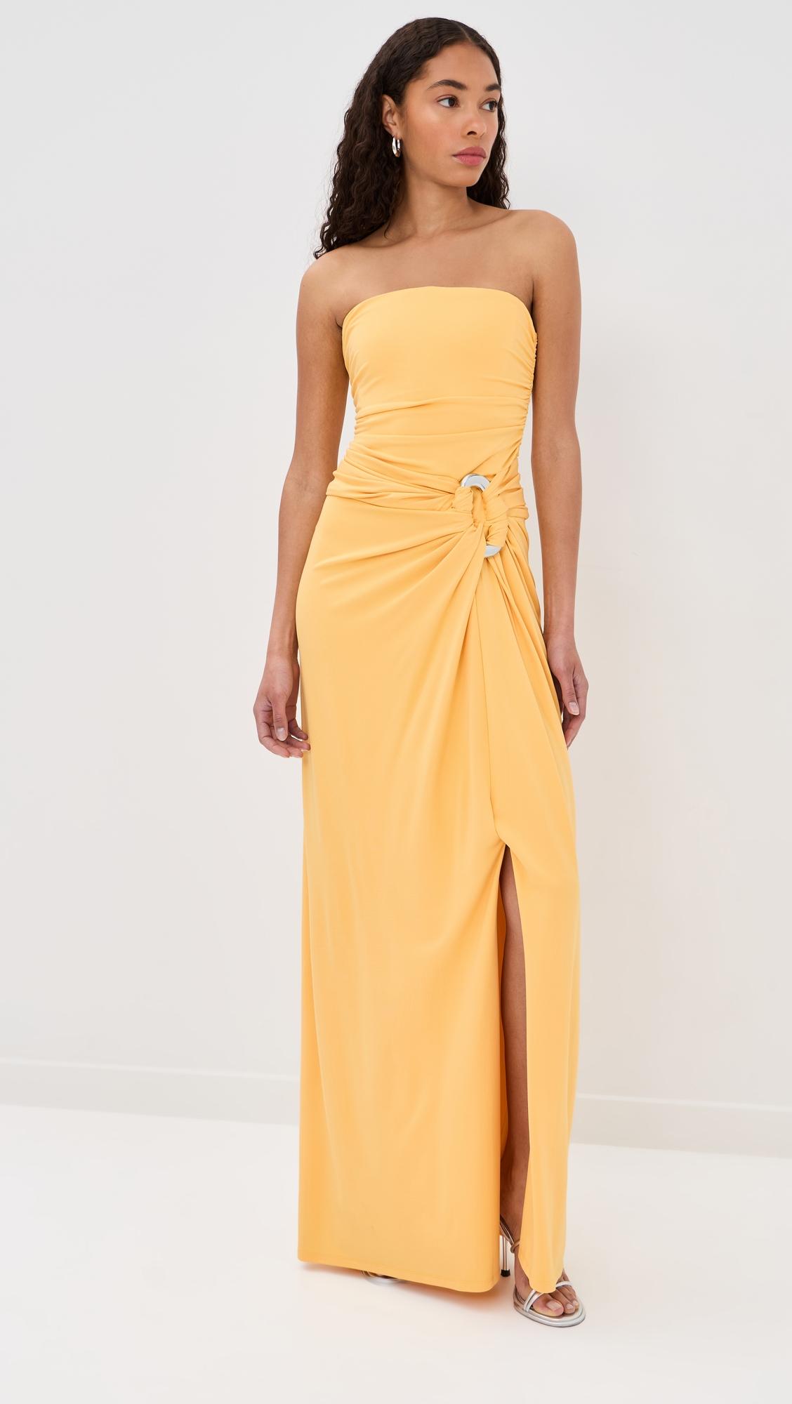 Emma Sleeveless Bustier Gown by SIMKHAI