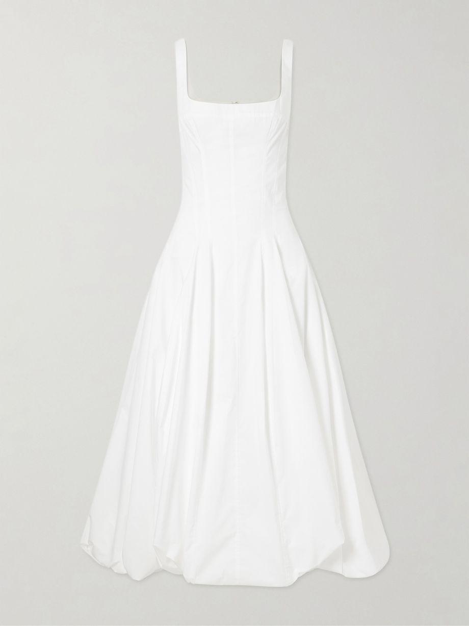 Hally bubble cotton-blend midi dress by SIMKHAI