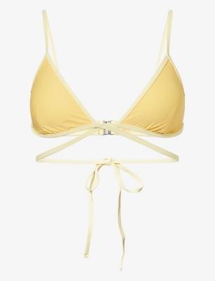 Harlen Tie-Front Bikini Top by SIMKHAI