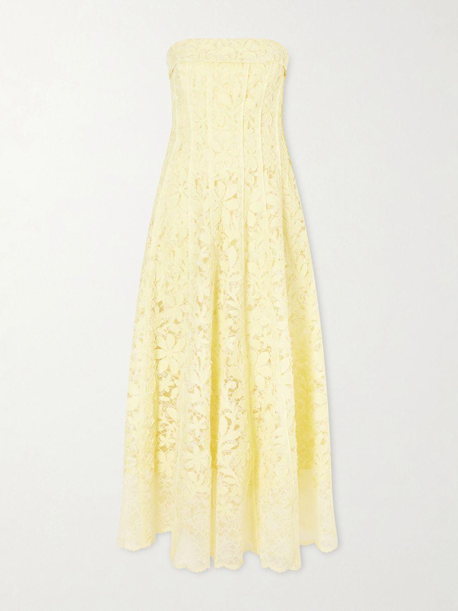 Imogen cotton-lace midi dress by SIMKHAI