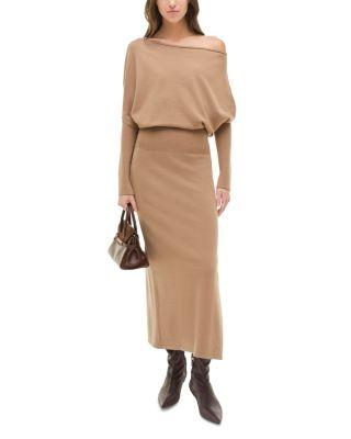 Janese Off The Shoulder Midi Dress by SIMKHAI