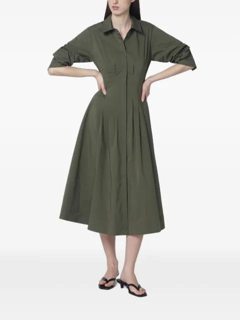 Jazz button-closure midi shirt dress by SIMKHAI