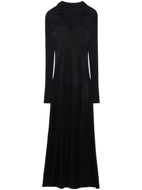 Jonny spread-collar gown by SIMKHAI