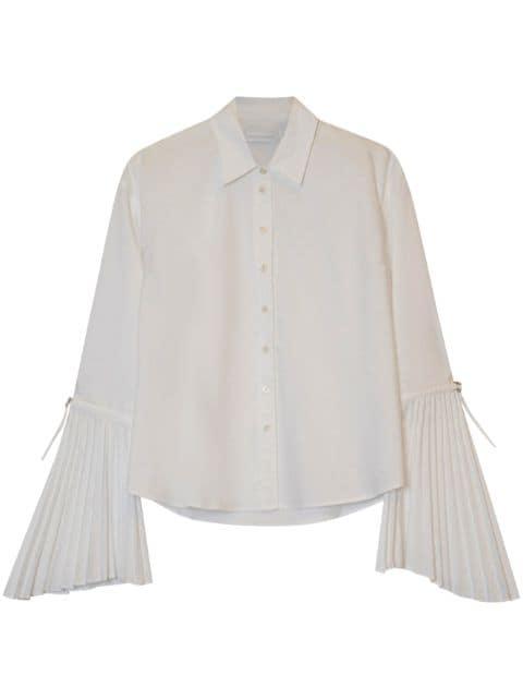 Jordy pleat-detailing shirt by SIMKHAI