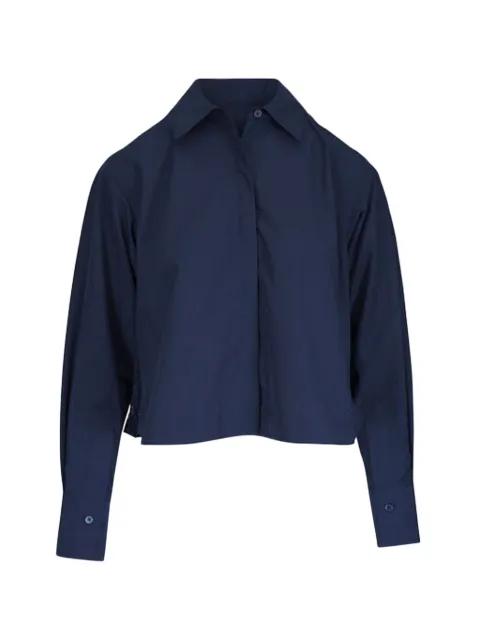 Kacey lace pleated shirt by SIMKHAI