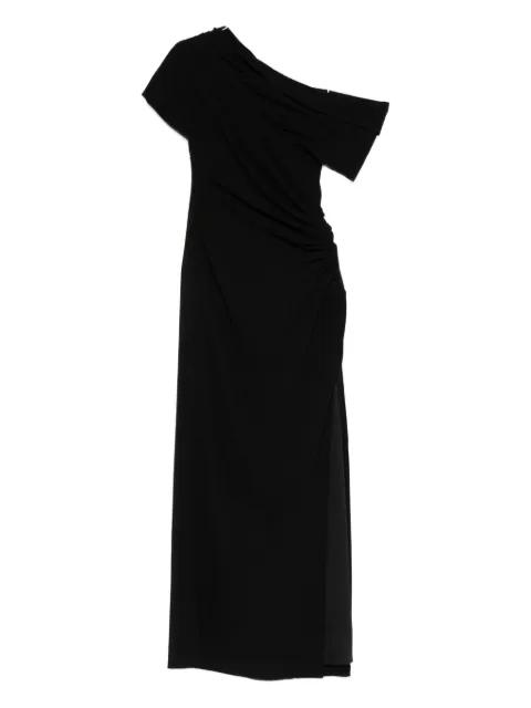 Kally draped one-shoulder midi dress by SIMKHAI