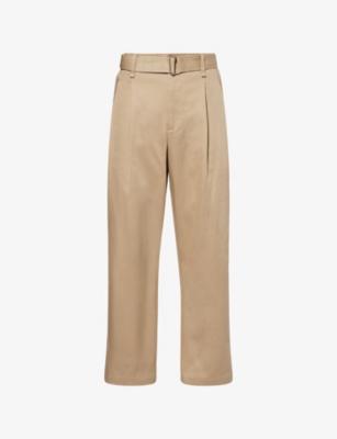 Kent Pleated Cotton Trousers by SIMKHAI