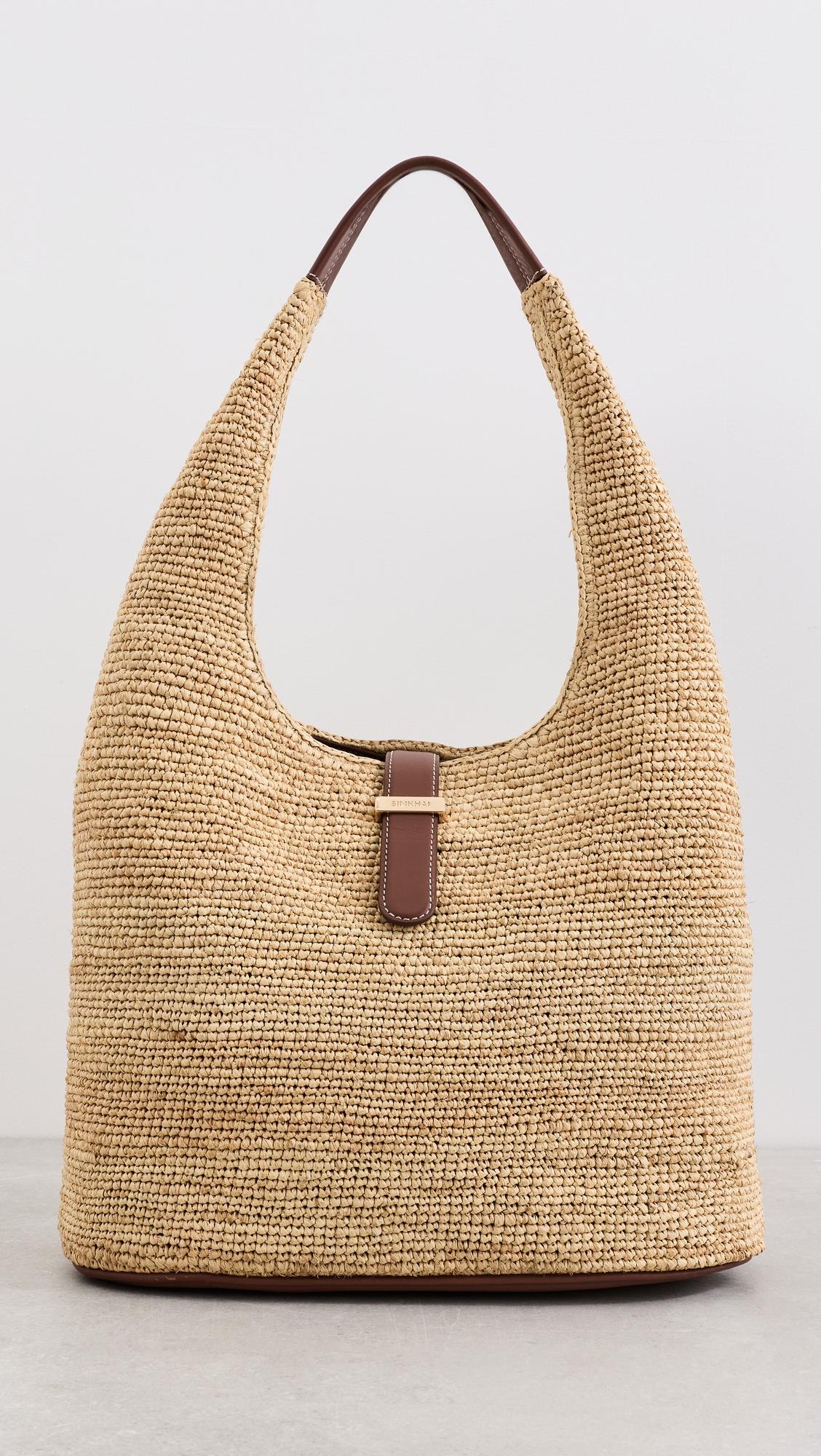 Khai Large Raffia Hobo Bag by SIMKHAI