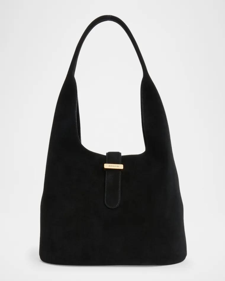 Khai Suede Hobo Bag by SIMKHAI