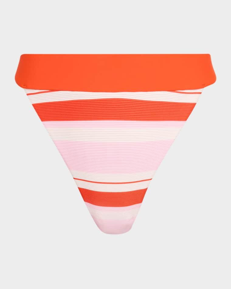 Kristy Striped Bikini Bottoms by SIMKHAI