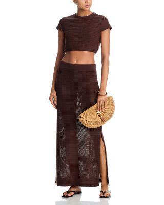 Lidie Cropped Top & Nicky Skirt Swim Cover-Up by SIMKHAI