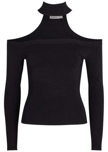 Lila choker-effect knit top by SIMKHAI
