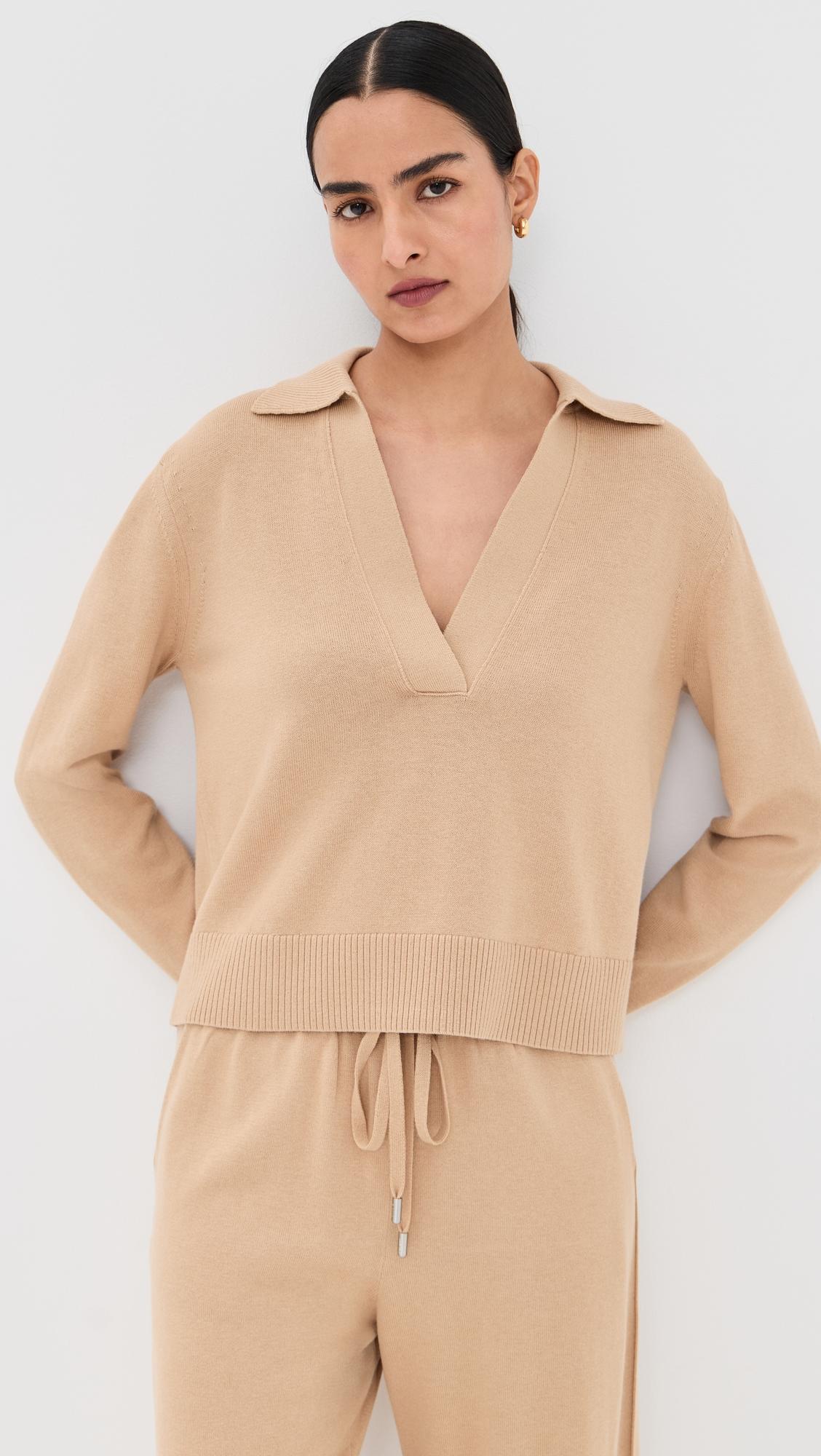 Long Sleeve Polo by SIMKHAI