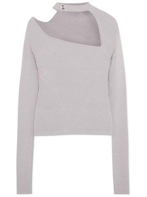 Lysette ribbed-knit top by SIMKHAI
