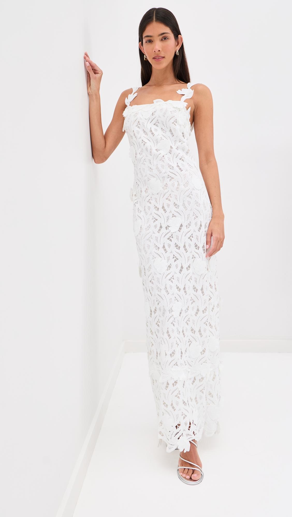 Marenna Embroidered Sequin Gown by SIMKHAI